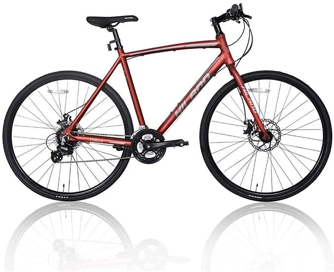 Hiland Road Hybrid Bike Urban City Commuter Bicycle