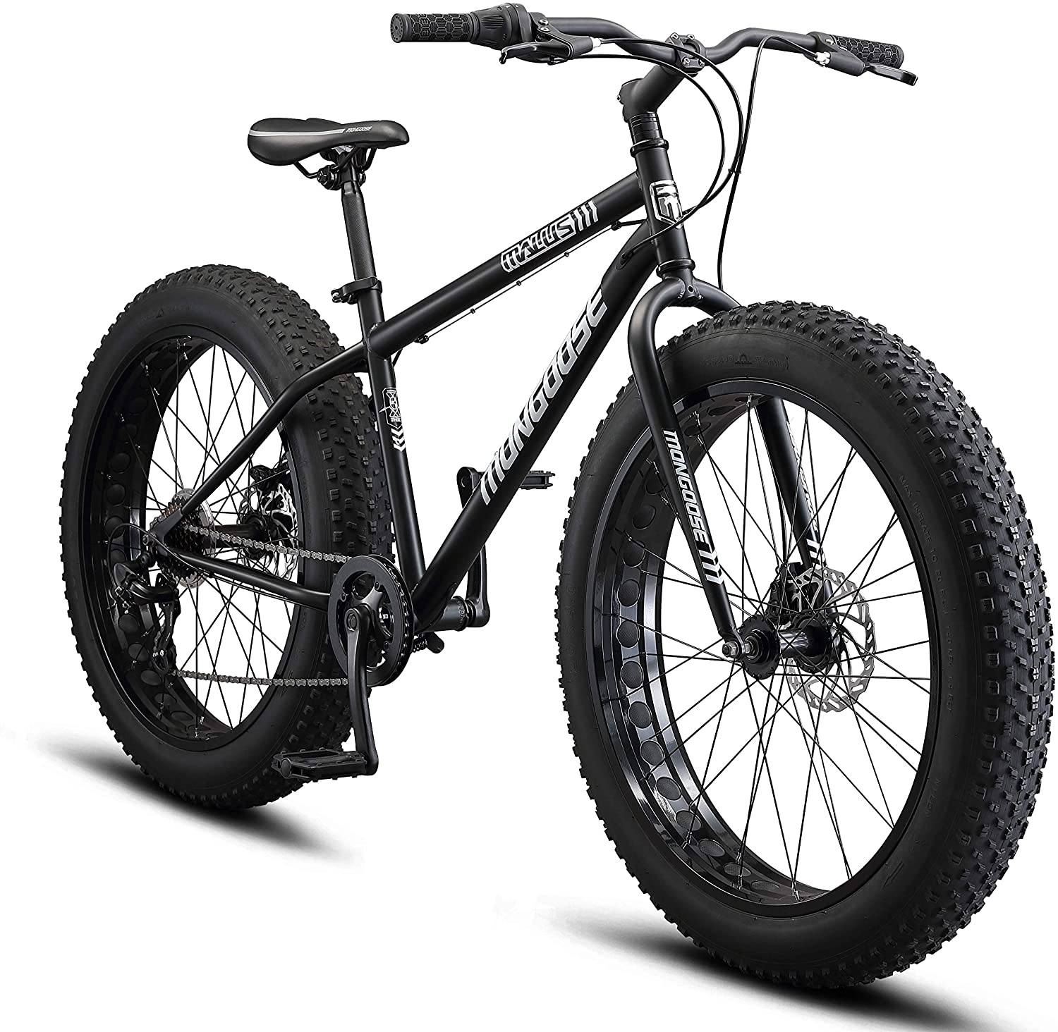 Mongoose Malus Adult Fat Tire Mountain Bike