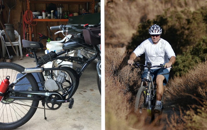 can you put a motor on a bicycle