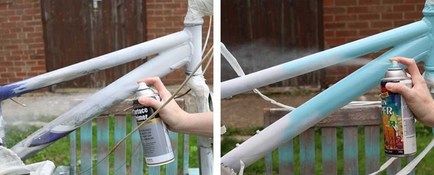 How to Paint a Bike without Taking It Apart - Simple Instructions