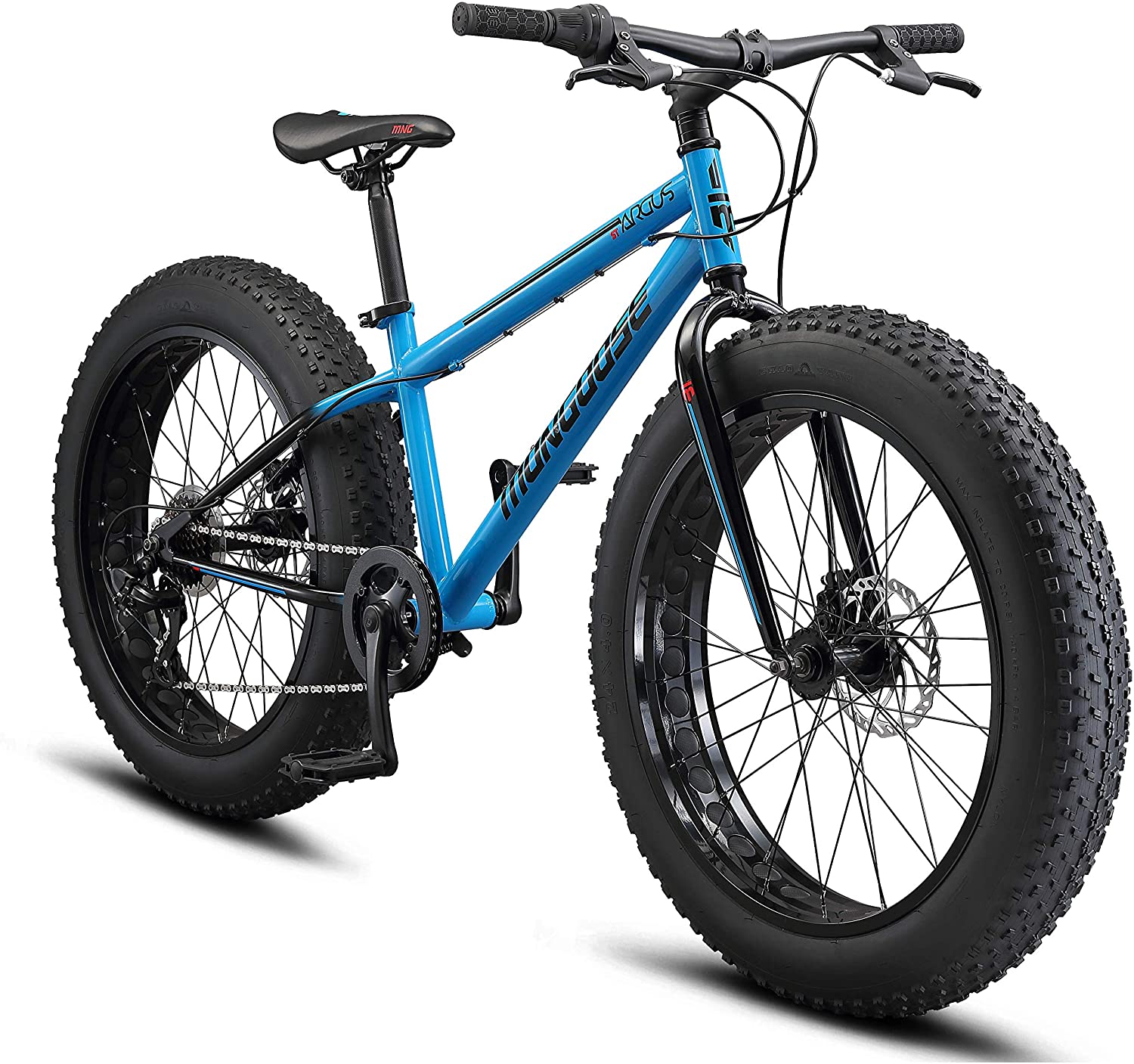 Mongoose Argus ST & Trail Youth/Adult Fat Tire Mountain Bike