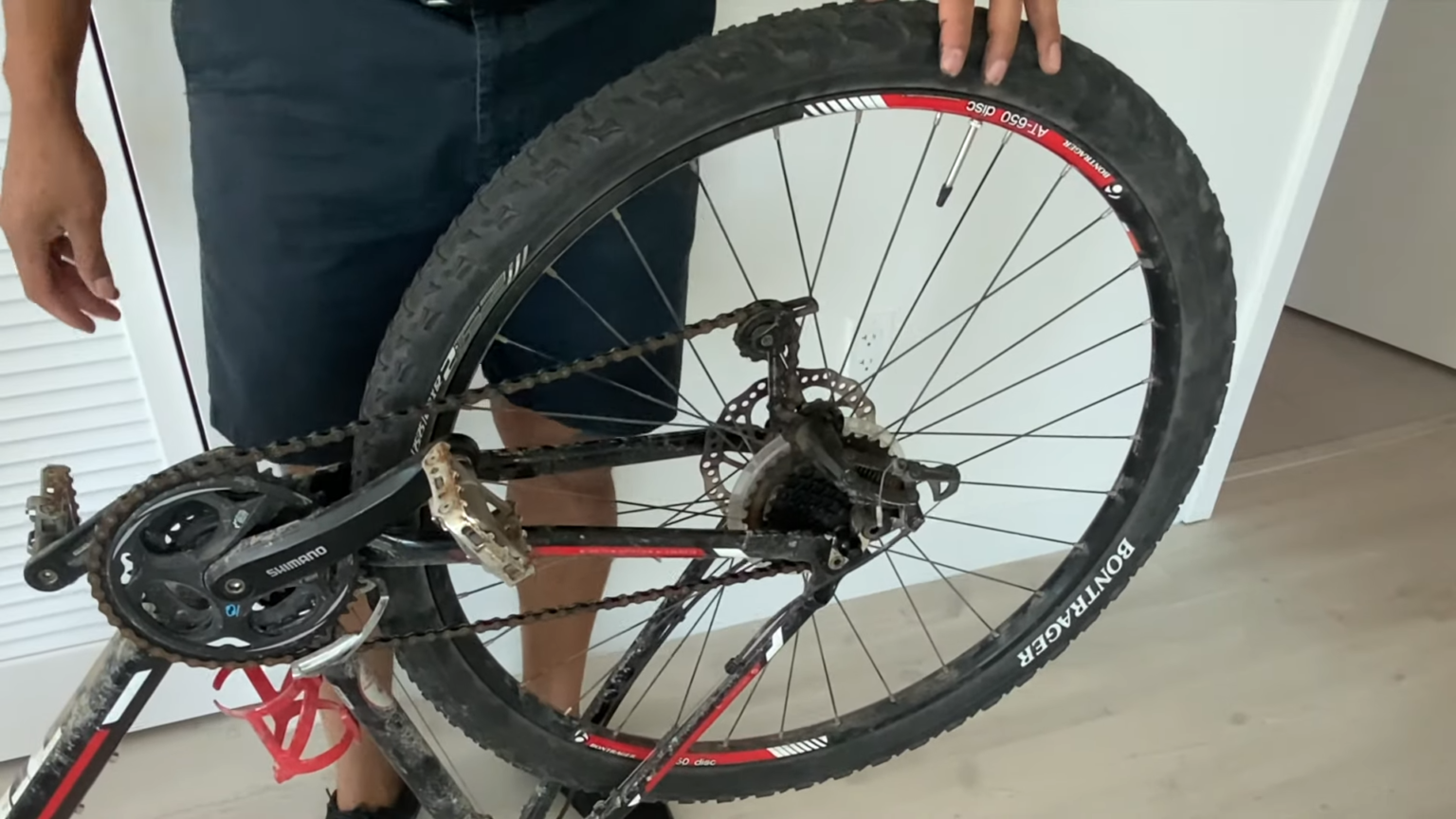 disc brakes rubbing on bike